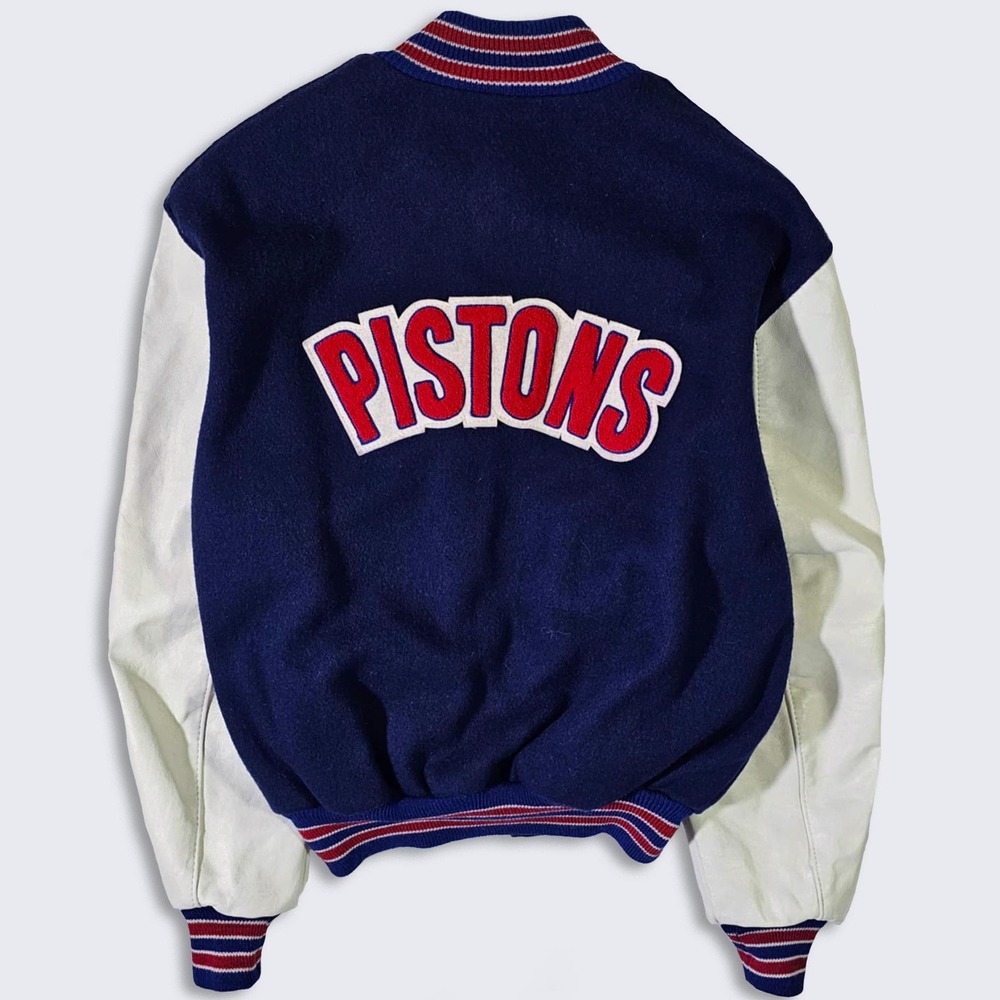 Detroit Pistons Vintage 90s DeLong Varsity Jacket